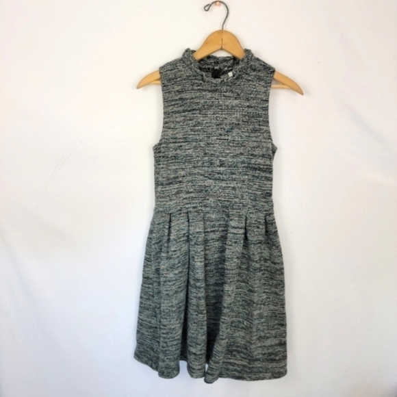 Women's Small Anthropologie Ganni Tweed Dress - Picture 2 of 7
